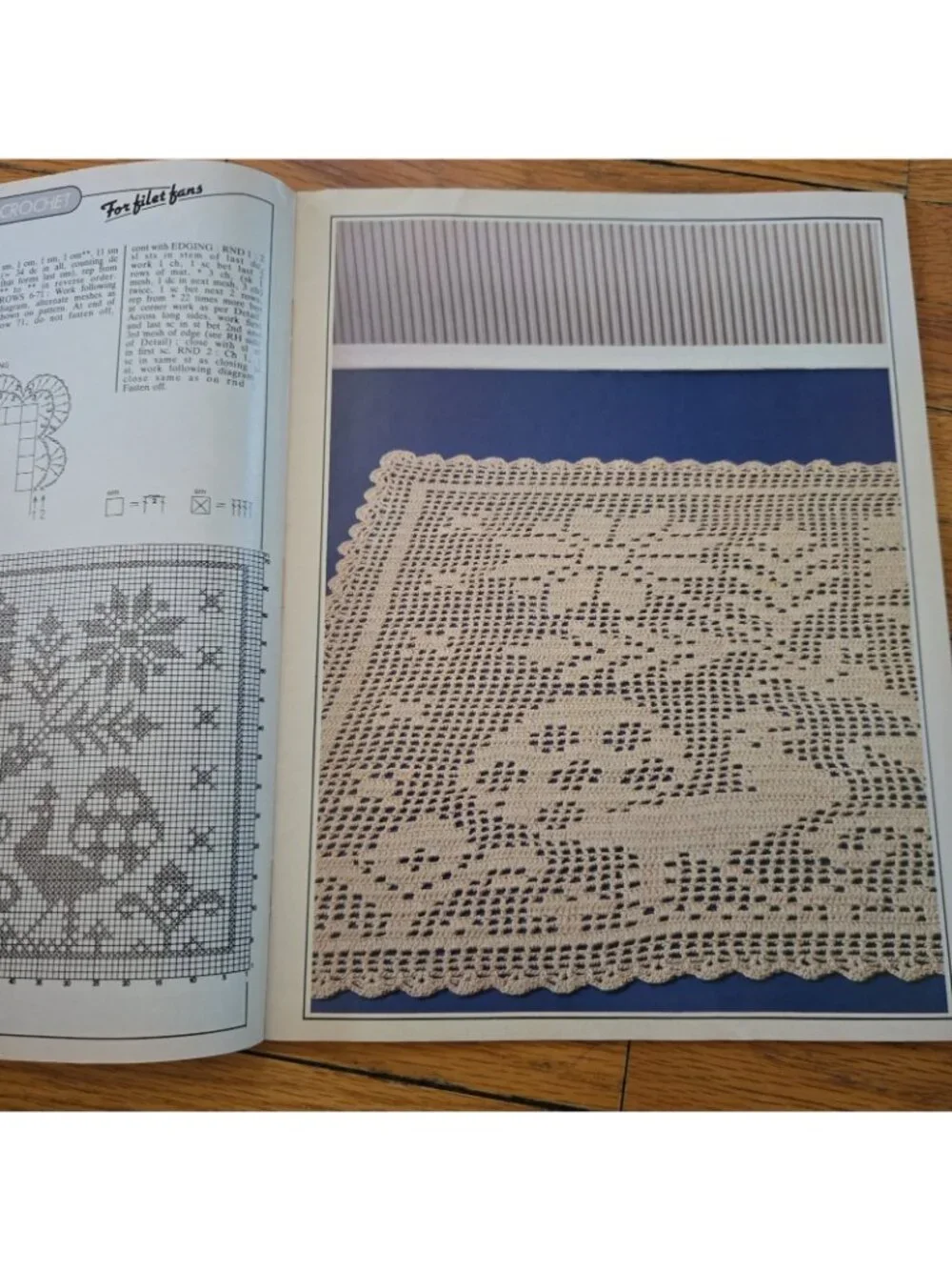 Magic Crochet Magazine June 1988 Number 54  Bedspread, Tablecloth, Filet